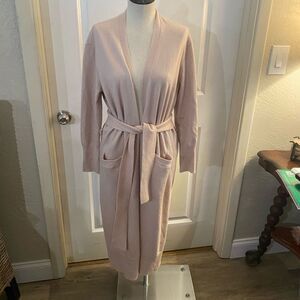Nordstrom Wool mix Duster Cardigan Tie Waist Sz S